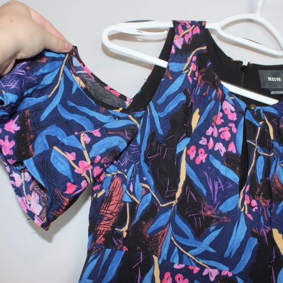 Maeve by Anthropologie Elia Cold Shoulder Dress - Picture 4 of 8